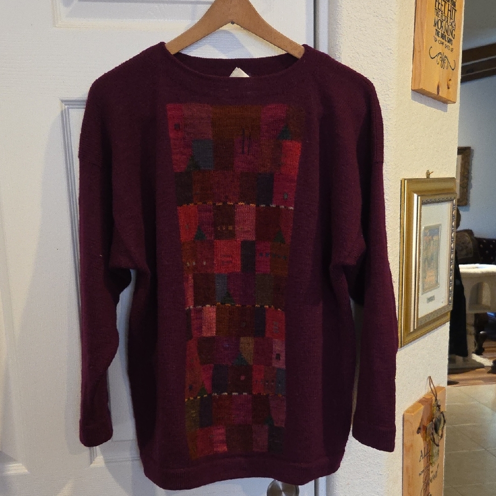 ILON PILKE vintage woman's Sweater Size L